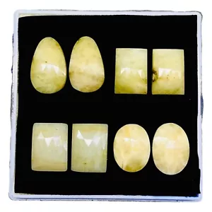 4 Paar Natürliche Unbeheizte Saphir Karoschliff Lose Edelsteine Lot 20,5-25,5 mm - Bild 1 von 15