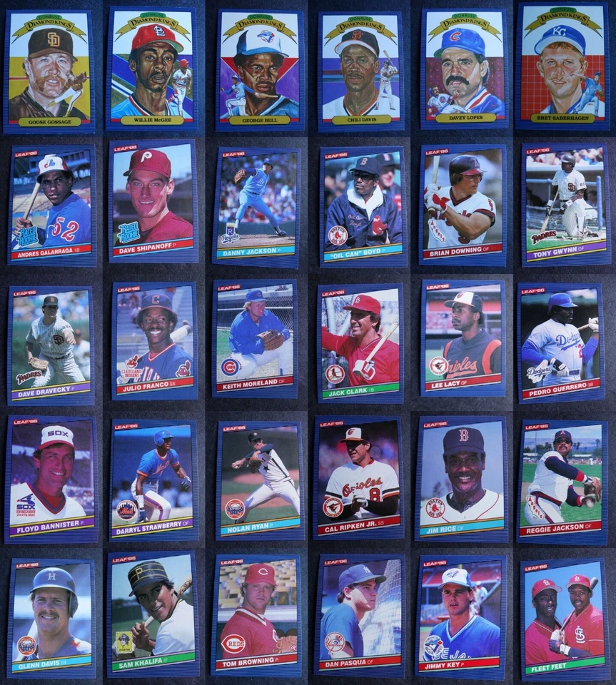 1986 Leaf Baseball Cards Complete Your Set You U Pick From List 1-260 - Image 1 of 1