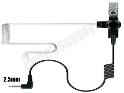 NEW Acoustic Tube Listen Only 2.5 mm Ear Piece for Speaker Shoulder Microphone - Image 1 of 4