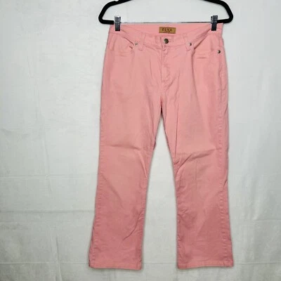 Pantalones de mezclilla Zena Jeans rosa vintage talla 30x27 pierna acampanada elástica Foto 1 de 4