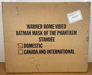 SELTENE BATMAN MASKE DES PHANTASMUS VIDEO STORE FILMAUFSTELLER DISPLAY (1994) NOS - Bild 1 von 18