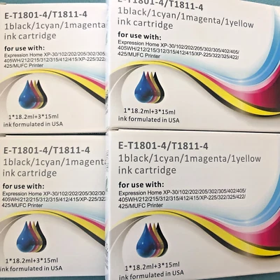 16x Ink Cartridge fits Epson 18XL XP 202 205 212 215 225 302 305 312 315 322 325 - Image 1 of 3