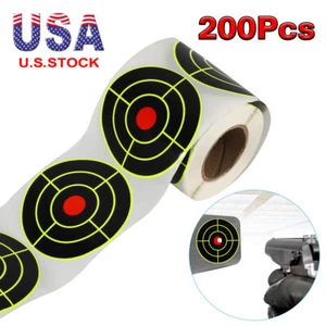 3" Reactive Splatter Target Stickers Self-Adhesive Shooting Targets Paper 200pcs - Picture 1 of 12