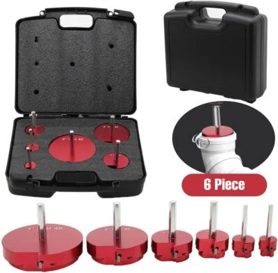 AUTOPARTSZONE For Reed Tool Clean Ream Extreme Plastic Pipe Fitting Reamer Kits 04529 PPRK6 US