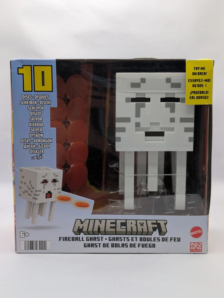 Very Rare New Boxed Minecraft Fireball Ghast Launching Action Figure 2021 Mattel - Image 1 of 4