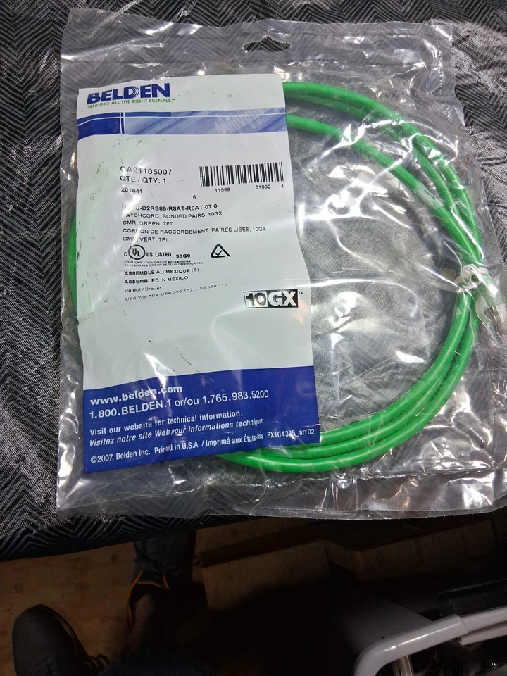 Belden CA21105007 10GX Patch Cord - Image 1 of 1