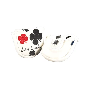 CMC Design Live Lucky "Poker" Mallet Putter Headcover - White/Black/Red - Picture 1 of 3