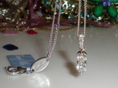 EVER US 14K White Gold 1/2ct Tiered Diamond Necklace 💎 KAY 💎 RARE FIND! - Image 1 of 4