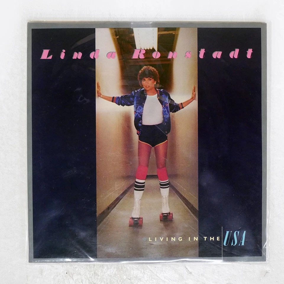 LINDA RONSTADT LIVING IN USA ASYLUM P10521Y Japan OBI VINYL LP - Image 1 of 1