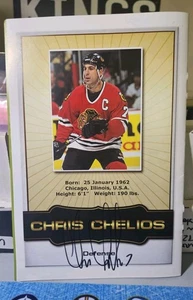 Chris Chelios Autographed Hockey Brochure 🔥🔥🔥 Chicago Blackhawks - Picture 1 of 3