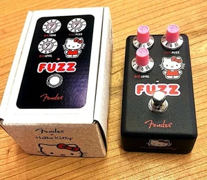 Fender Hello Kitty Pedal Fuzz Negro Pedal Efectos de Distorsión Fuzz De Japón Nuevo - Imagen 1 de 7