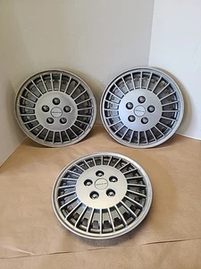 Pontiac Grand Am : 1985, 1986, 1987, 1989, 13 Inch Factory Hubcaps (3) Three  - Picture 1 of 11