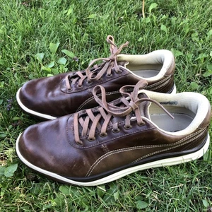 Puma Biodrive Leder Golf Bison Braun Herren Größe 10 188202 02 - Bild 1 von 15