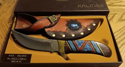 Dave Yellowhorse collection SN 193 Kalinga fixed blade knife - Image 1 of 4