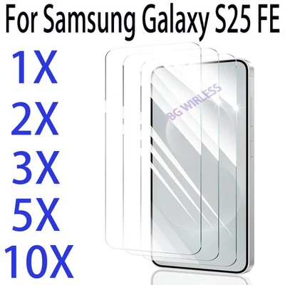 Película protetora de tela de vidro temperado atacado a granel para Samsung Galaxy S25 FE - Imagem 1 de 4