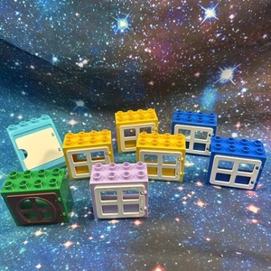 Lego Duplo Windows doors Bundle House Farm Barn  Build Moc - Picture 1 of 4