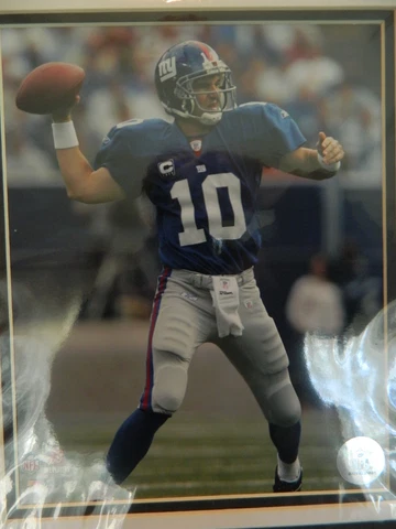 USPS ELI MANNING  2007 NEW YORK GAINTS STAMP MATTED ART POSTER Cover