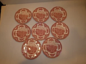 Johnson Brothers Old Britain Schlösser Set 8 Brotteller, "Haddon Hall 1792" - Bild 1 von 4