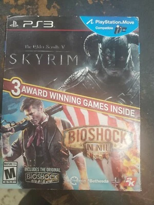 The Elder Scrolls V: Skyrim/BioShock Infinite - Playstation 3 Game - Image 1 of 4