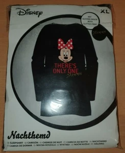 Minnie Mouse Bigshirt Sleepshirt Schwarz - weiß, Größe XL (46/48) Neu und OVP - Bild 1 von 9