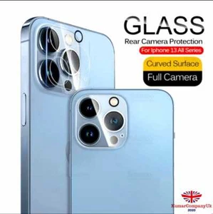 Funda protectora de vidrio templado para lente de cámara 9H para iPhone 13, 12, 11 Pro MAX - Imagen 1 de 10