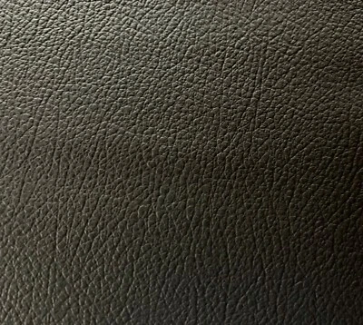 Kunstleder Meterware Farbe: tief schwarz grobe Narbung mit Vlies Rücken dehnbar!