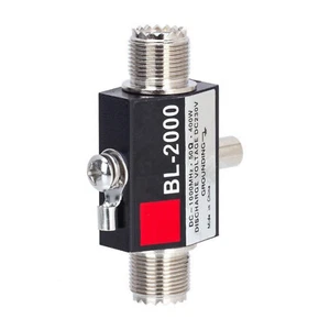 BL-2000 Coaxial Thunder Arrestor Surge Protector PL259 Female To PL259 Female aa - Photo 1/8