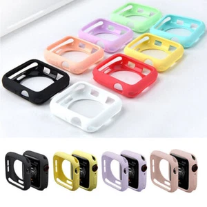 Watch Cover Case For Apple Watch Ultra 8 7 6 5 4 3 2 Bumper Silicone Protector - Picture 1 of 17