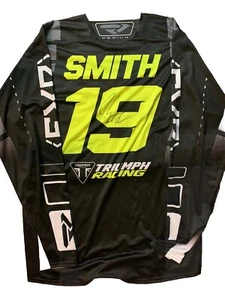 JORDAN SMITH TRIUMPH AUTHENTIC AUTOGRAPHED SMX FXR RACE JERSEY LIMITED EDITION - Picture 1 of 2