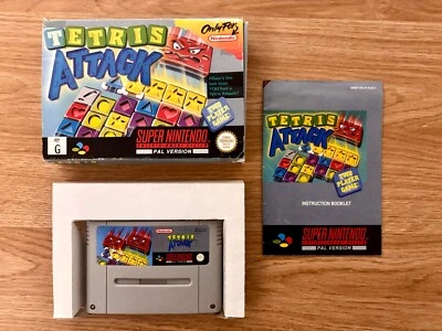 Tetris Attack - SNES Super Nintendo - CIB Boxed Complete - Detailed description - Image 1 of 4
