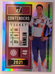 2021 DONRUSS RACING CONTENDERS DENNY HAMLIN 057/199