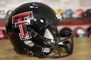 Casco de exhibición de velocidad Texas Tech Red Raiders Riddell - Imagen 1 de 5