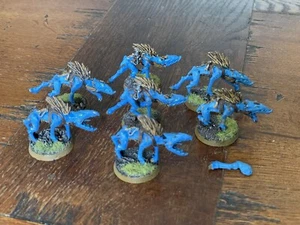7x Warhammer 40k T'au Empire Metal Kroot Hounds 3rd Edition OOP - Picture 1 of 8