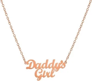 Rose Gold - "Daddy's Girl" Lovely Pendant Necklace - Cute for Girls, Woman, Gift - Picture 1 of 2