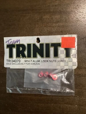 Team Trinity Losi Mini-T Aluminum Lock Nuts (4pcs) - Tri34070 -  NEW - VINTAGE - Image 1 of 4