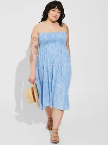 Torrid Disney Pixar NEMO Midi Gasa Calada Convertible Vestido Falda Nuevo 2X - Imagen 1 de 11