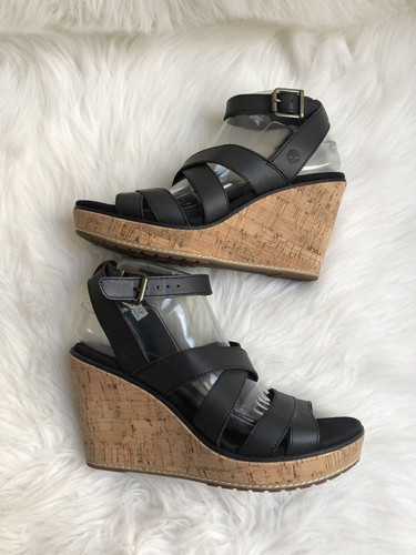 Timberland SANDALI DONNA DANFORTH CON ZEPPA IN SUGHERO MISURA 8 5