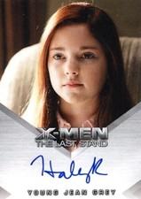 X-Men 3: The Last Stand - Haley Ramm "Young Jean Grey" Autograph Card