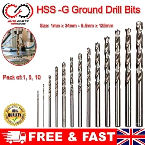 HSS Gold Cobalt Jobber Drill Bit - For Drilling Stainless Steel & Hard Steels - Picture 1 of 17