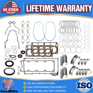 Engine Overhaul Rebuild Head Gaskets Kit for Chevy GMC Gen III 4.8L 5.3L 6.0L US - Picture 1 of 24