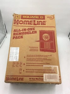 Square D SO1020VP Homeline 100A Panel 10-Space 20 Circuit Breaker Box 39642 - Picture 1 of 5