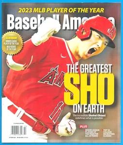 Shohei Ohtani Dodgers Baseball America magazine MINT COPY 2023 Newsstand Angels - Picture 1 of 1