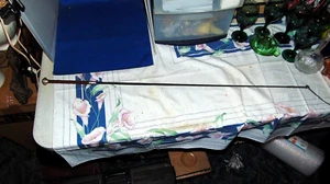 Sullivan Supply 45" Styleistic Riding Crop Leather Grip, Braided Shaft, Aluminum - Picture 1 of 5