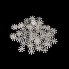 50&100 Snowflake Flatback Pearl Embellishments Christmas Craft Cardmaking B_Jo