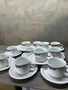 Vintage Studio Nova Hi-Fi L9186 25 Piece Coffee Tea Set 12 Cups/Saucers & Carafe - Picture 1 of 19