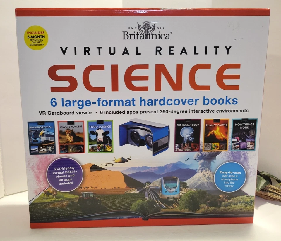 Encyclopedia Britannica Virtual Reality Science 6 Book Interactive Library
