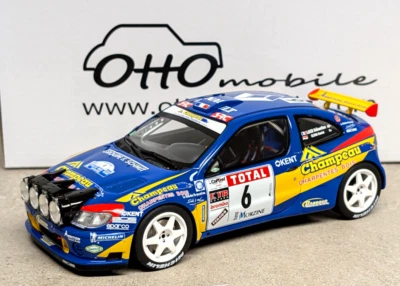 1:18 Otto Mobile Renault Megane Maxi Rallye Mont Blanc Night Loeb OT960 NUEVO - Imagen 1 de 4