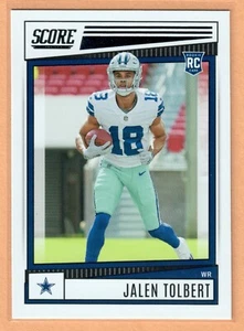 2022 Score Jalen Tolbert #385 Cowboys RC QTY - Picture 1 of 2