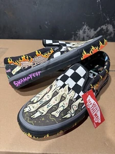 Rare Limited Florideah Swampfest Vans 13 SlipOn BMX Pop Cush Pro Rad Punk Bike - Picture 1 of 22