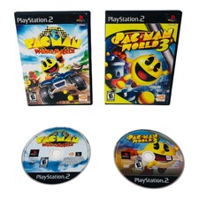 Pac-Man World Rally Pac-Man World 3 Sony PlayStation 2 PS2 Video Games Lot Of 2